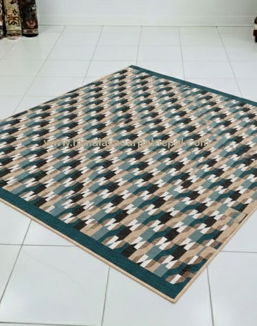 Contemporary Geometric Hand Knotted Rugs – Himalaya Carpet Industry