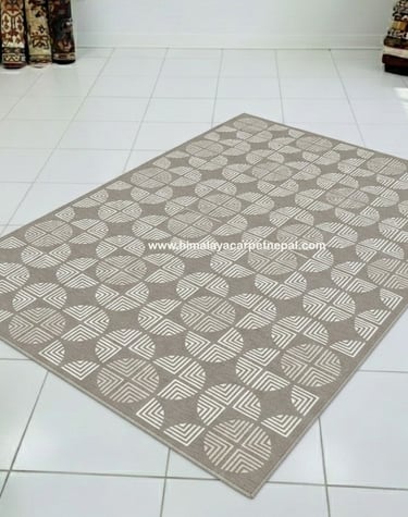 Contemporary Geometric Hand Knotted Rugs – Himalaya Carpet Industry