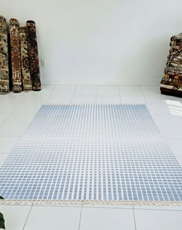 Custom bespoke handmade rugs crafted in Nepal – geometric design-Himalaya Carpet Industries