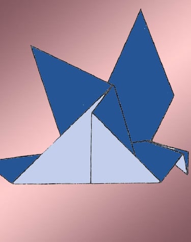 Origami di una Colomba