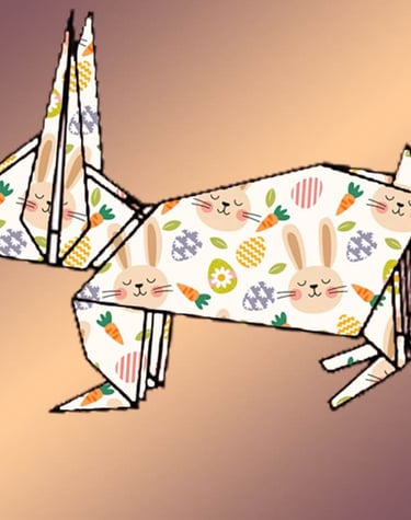 Origami di una Lepre