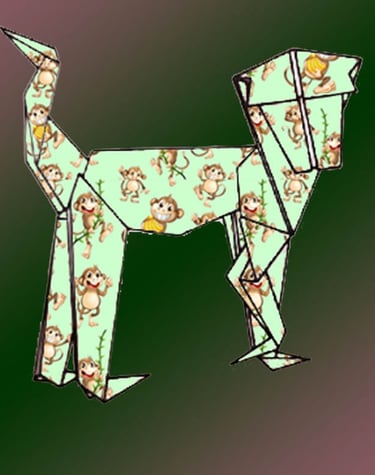 Origami Scimmia