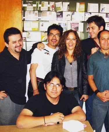 Con el equipo de Diseño de La Revista del Consumidor (Profeco)