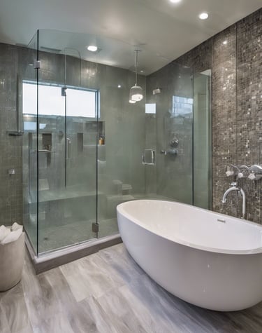 a custom modern Toronto bathroom