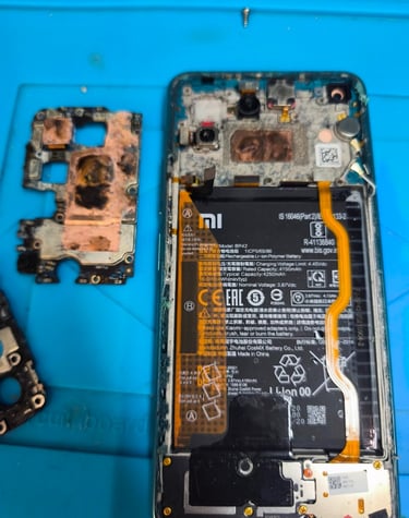 Téléphone tombé dans l'eau , desoxydation de téléphones portable