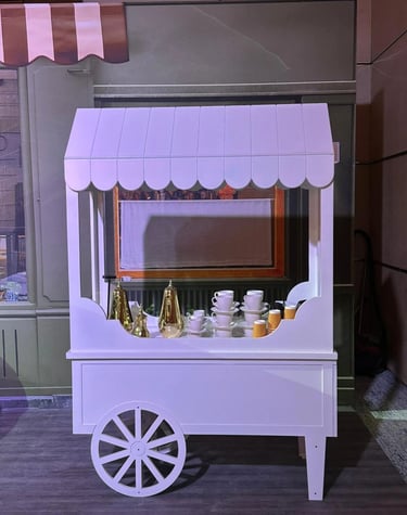 food cart rental dubai, white food cart , for cart for rent in dubai