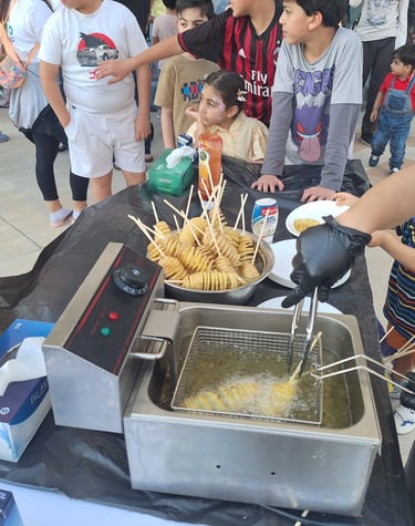 Potato spirals, potato swirls