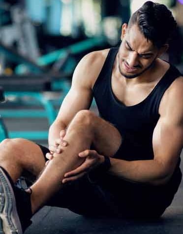 Sports massage Wollongong - leg massage,