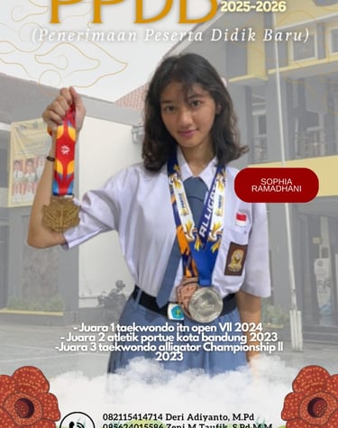 SMA Pasundan 7 Bandung menjadi Juara 1 kejuaraan Taekwondo ITN OPEN VII 2024