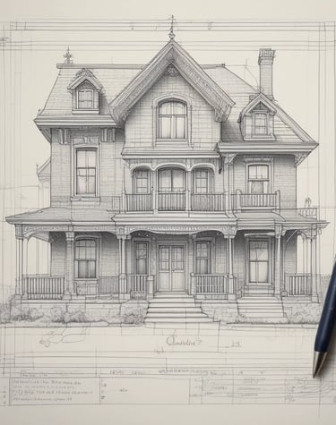 An engineer discussing plans with a client.