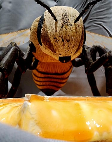 Honey Bee Carved by Harry Mashburn 