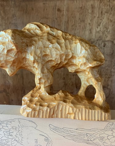 Carved by Tom Anstett