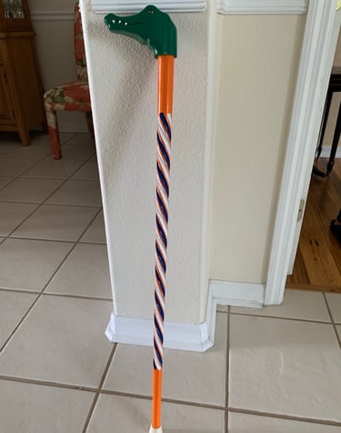 Carved Florida Gators Football cane