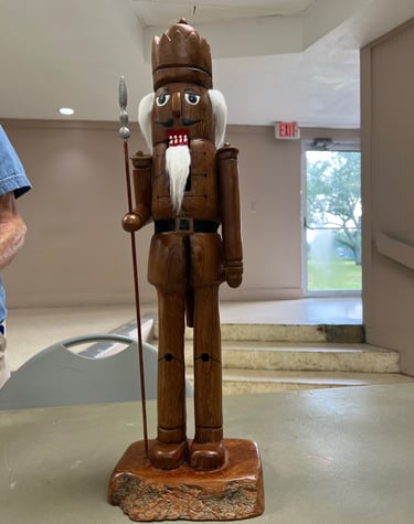 Nut cracker carved by Rudy Soltesz
