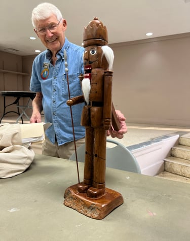 Nut cracker carved by Rudy Soltesz