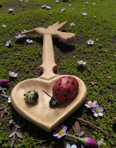 Rick Krusinski hand carved spoon 