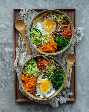 "Fresh, wholesome ingredients lined up for Meal Bowll recipes"