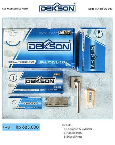 Set handle pintu merk Dekkson