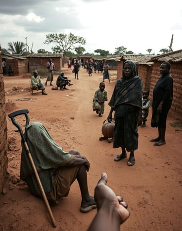 a person holding a cane and walking stick