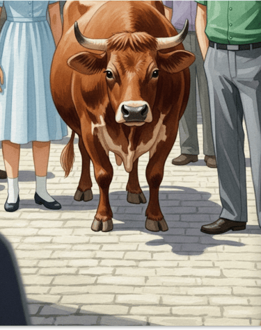 The Brown Cow in Town