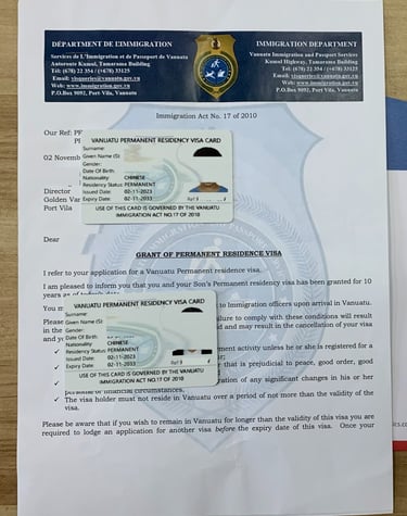 Vanuatu Permanent Residency