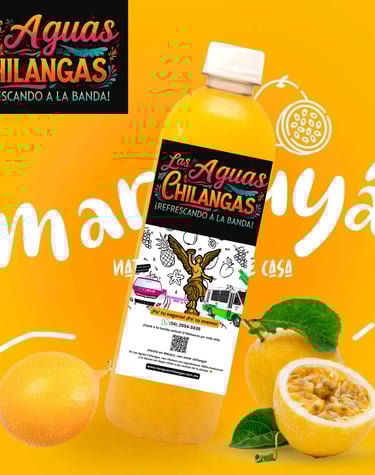Las aguas chilangas agua de maracuya