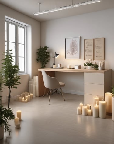 Stylish art prints displayed in a modern setting.