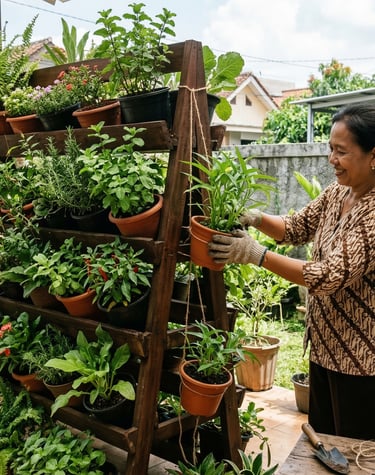 pmbuat vertical garden