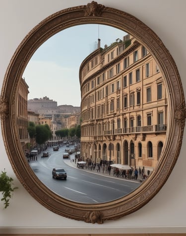 Minimalist kitchen setup with open shelves and plants adding freshness.
