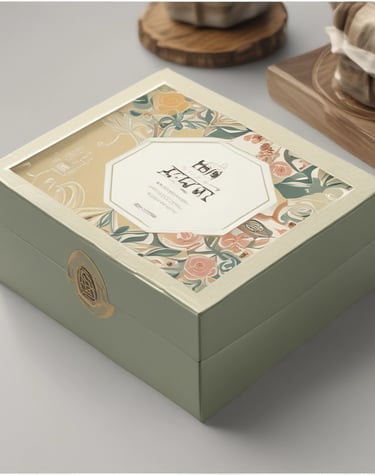 Assorted printed mono carton packaging boxes in different sizes Multiple printed carton packaging