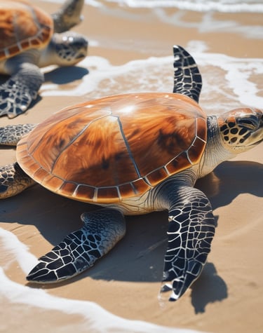 Beautiful sunset casting warm colors over the beach near Menehune Shores.
