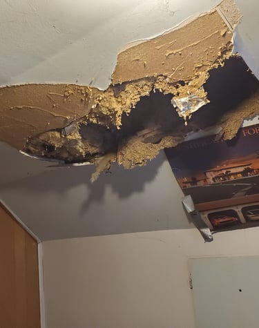 Huckabee Handyman Services, drywall repair before