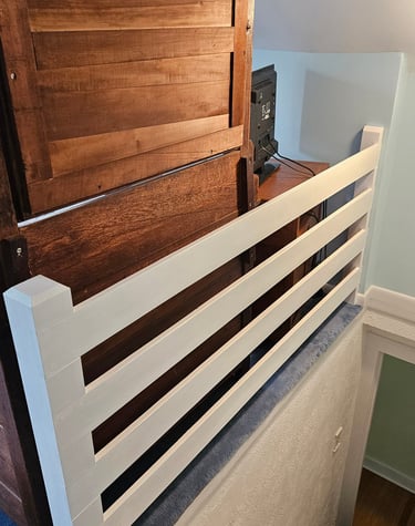 Huckabee Handyman Services, attic room guard rail