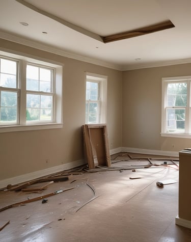 A weathered wooden fence with strong, straight posts standing firm against a blue sky.