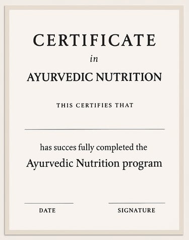 MD certification from a reputed university displayed with gold accents.