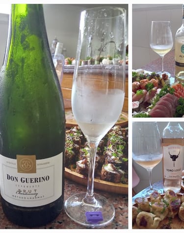 Espumante e Japan Food