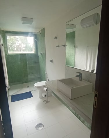 A arquitetura garante integração com a natureza em todos os ambientes