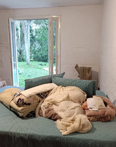 Práticas restaurativas, descanso profundo.