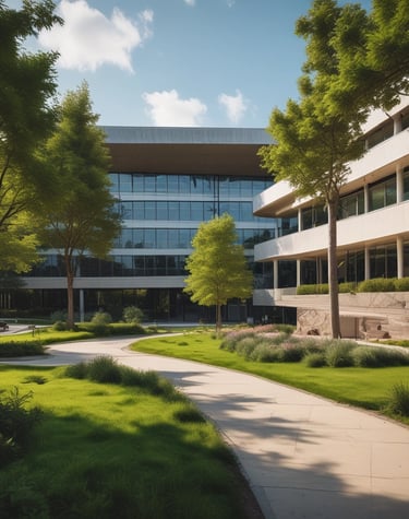 Close-up of a hand interacting with a futuristic AI wellness device on a polished black surface.