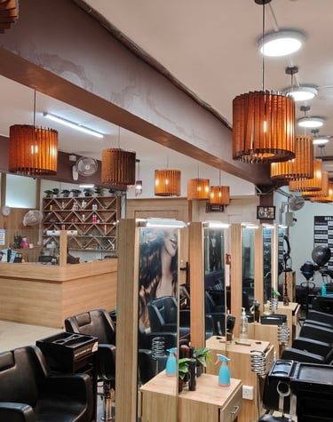 Hygienic salon environment Chamrajpet branch