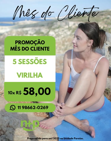 Promoção depilação feminina: 5 sessões virilha por 10x R$58,00