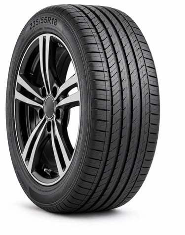 235/55R18 used SUV tires available in East LA with fully inspected tread, installation included, and