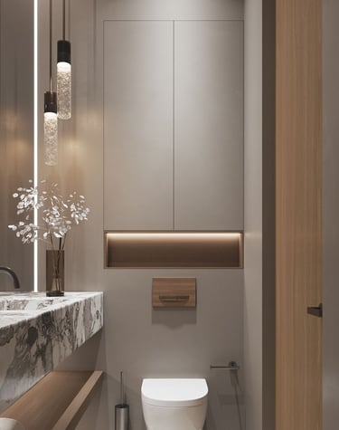 bathroom design 3d render