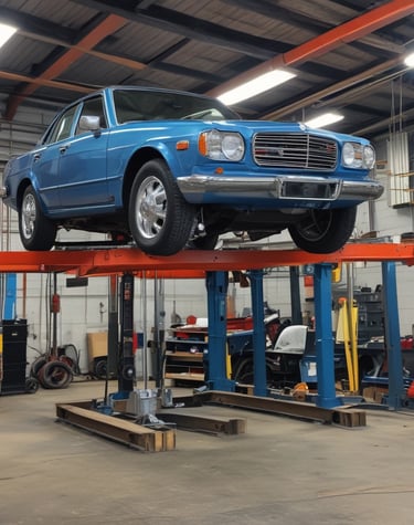 a man standing in front of a business building