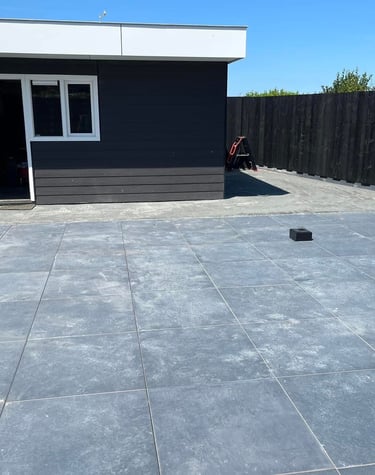 Een tuin aangelegd door Betsema Bestrating