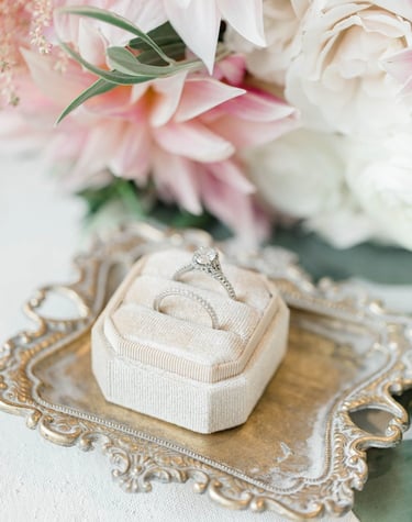 "Experienced wedding event planner coordinating a beautifully customized celebration with elegant dé