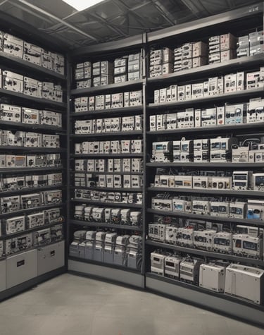 A vibrant display of fashion products available at Bahar Brothers Store.