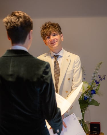 Foto van bruiloftceremonie