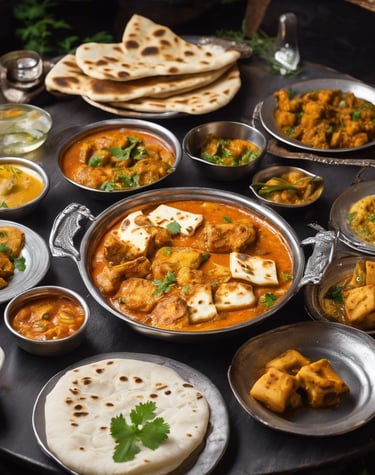 Lunch at Brij Highway King hotel in Kosi kalan