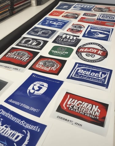 A close-up of a soccer shirt being expertly printed with new graphics.